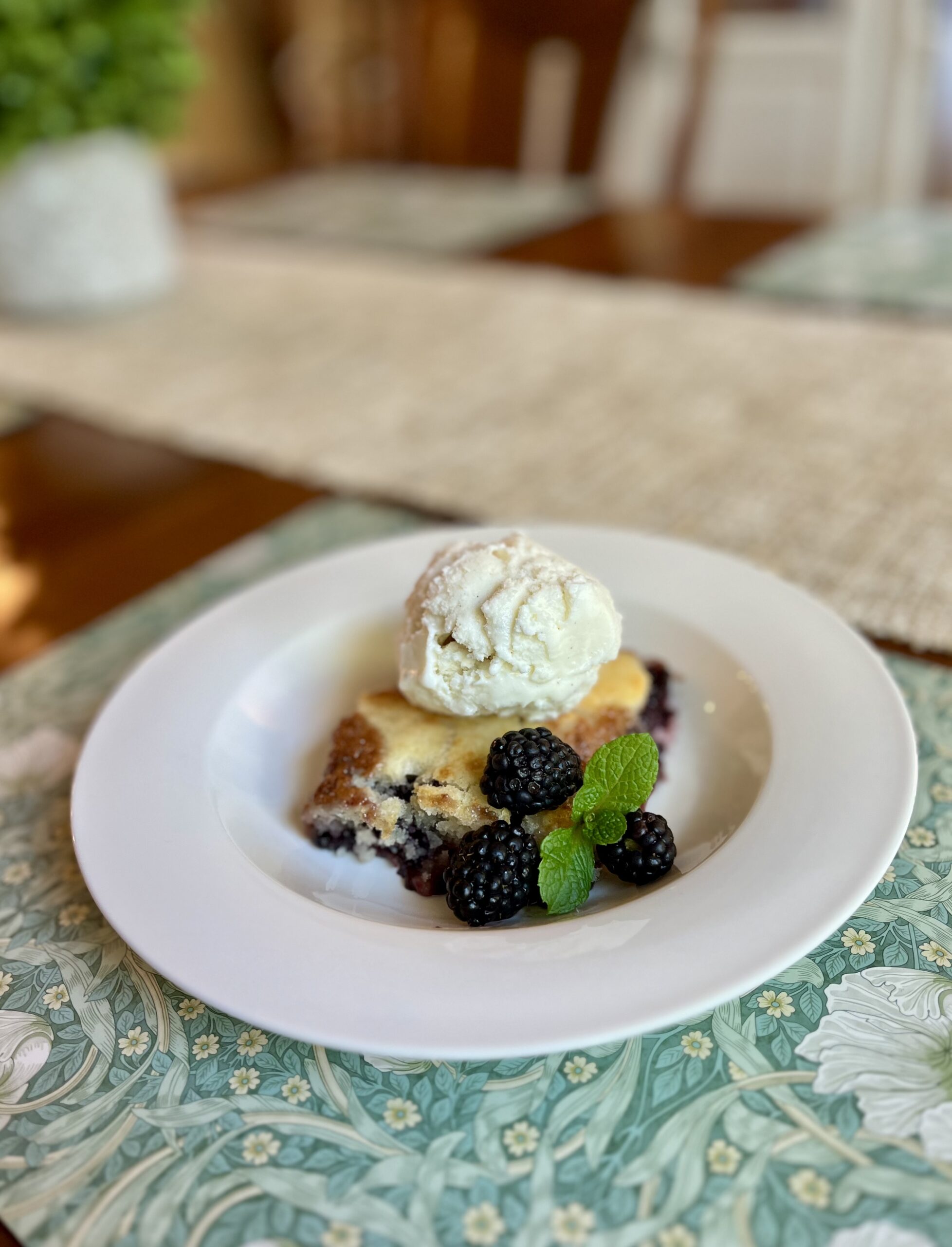 Gluten-Free Blackberry Cobbler