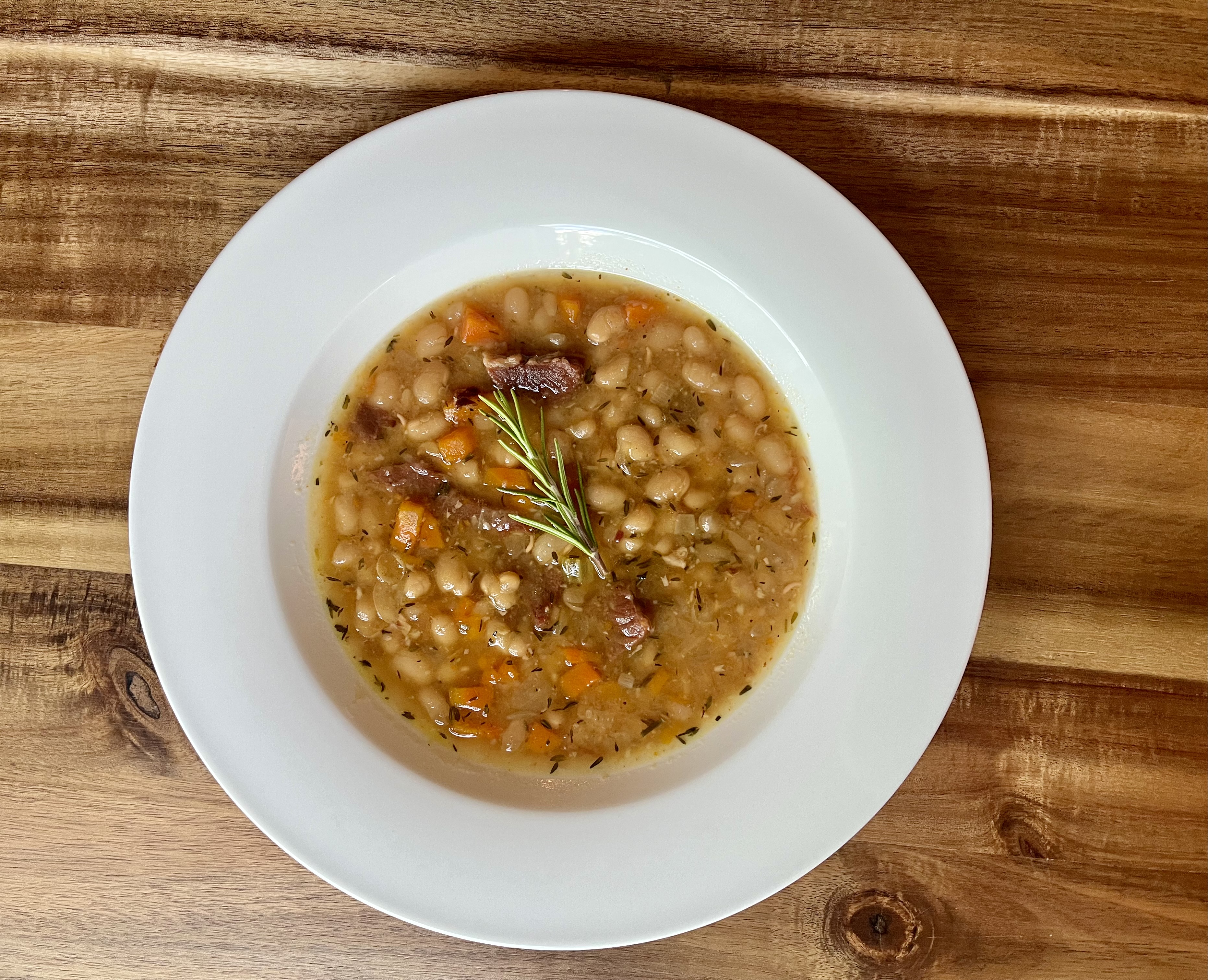 Instant Pot Navy Bean & Herb Soup