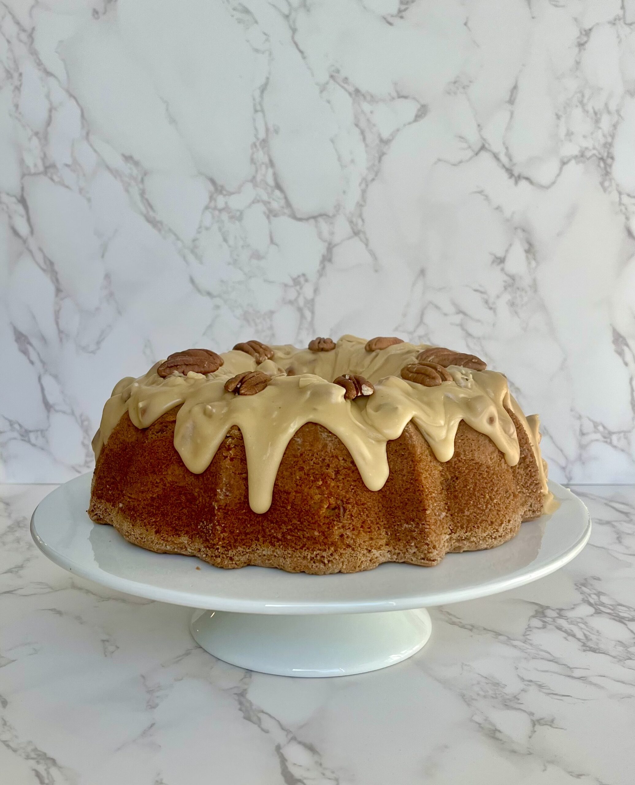 Gluten-Free Pecan Praline Cake