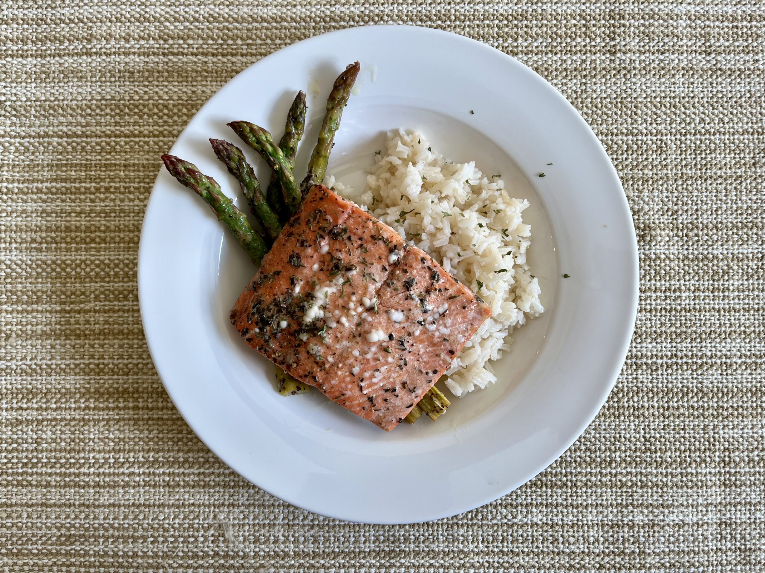Sheet Pan Salmon & Asparagus