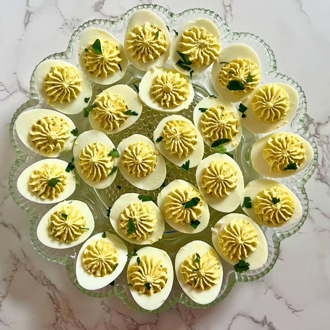 Instant Pot Boursin Deviled Eggs