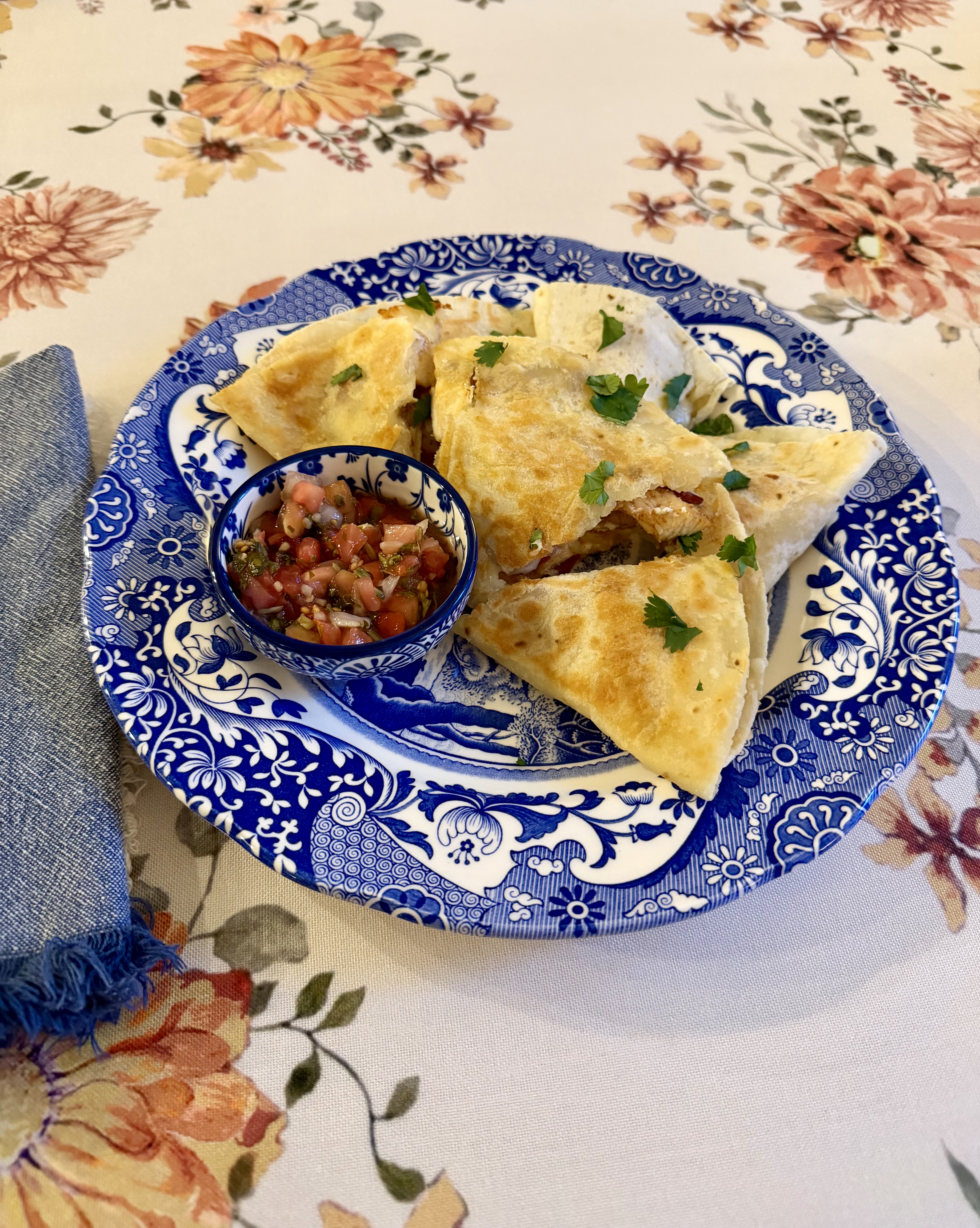 Chicken Bacon Ranch Quesadillas